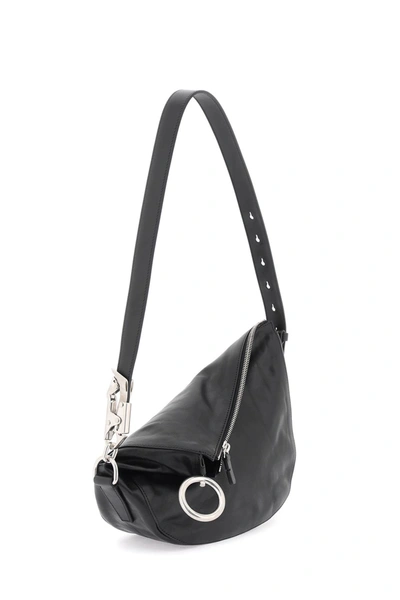 Shop Burberry Knight Small Bag Women In Black