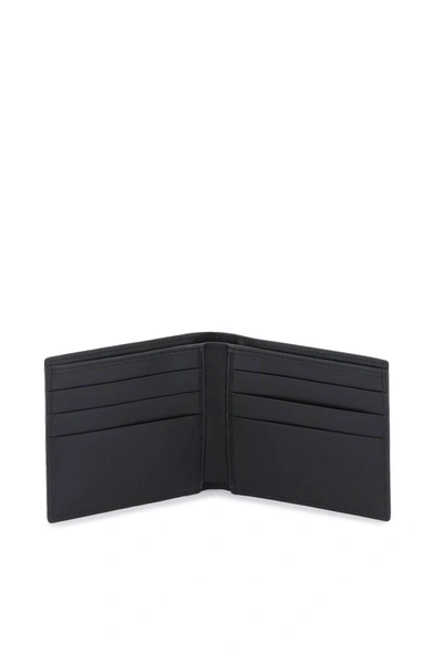 Shop Dolce & Gabbana Leather Bi-fold Wallet Men In Black