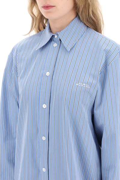 Shop Isabel Marant Cylvany Maxi Shirt Women In Blue
