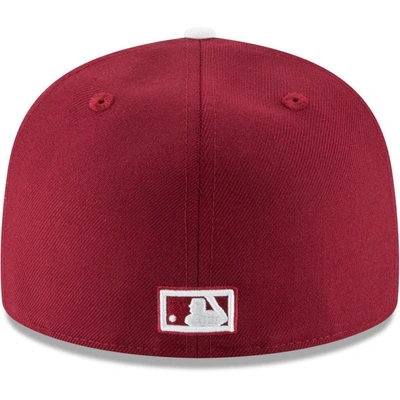 Shop New Era Maroon Philadelphia Phillies Cooperstown Collection Wool 59fifty Fitted Hat