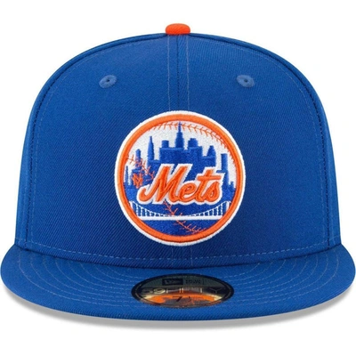 Shop New Era Blue New York Mets Cooperstown Collection Wool 59fifty Fitted Hat
