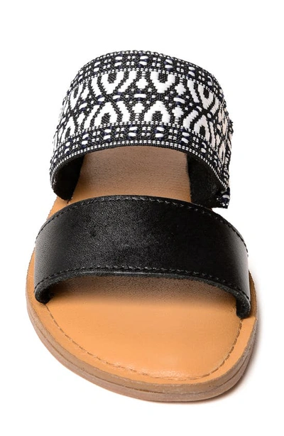 Shop Minnetonka Franky Slide Sandal In Black Multi
