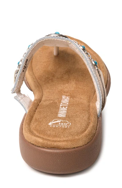 Minnetonka Brecca Flip Flop In White