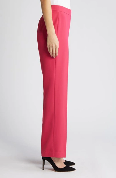 Shop Anne Klein Extended Tab Pants In Rich Camellia