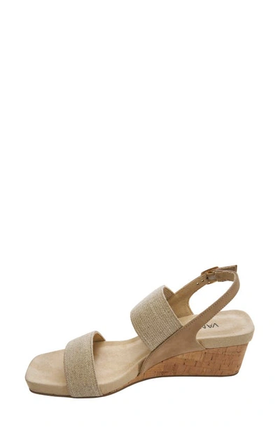 Vaneli Catlee Wedge Sandal In Natural