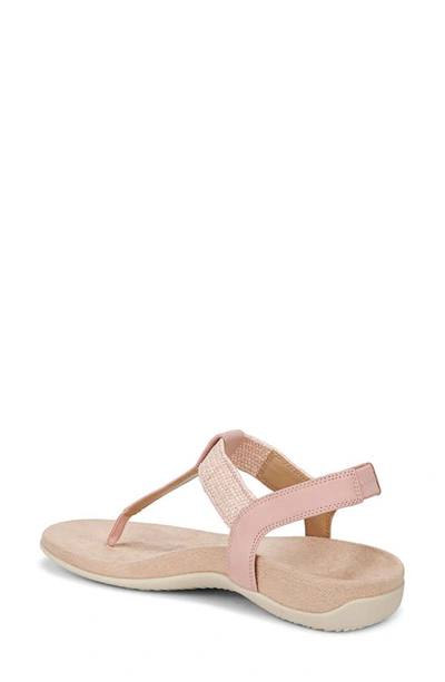Shop Vionic Brea T-strap Sandal In Light Pink