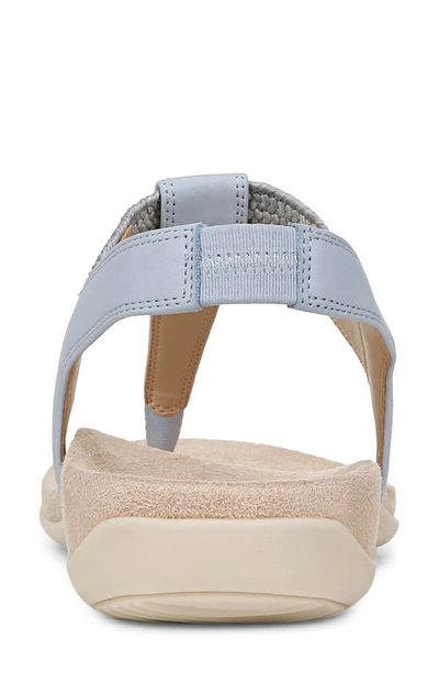 Shop Vionic Brea T-strap Sandal In Skyway Blue