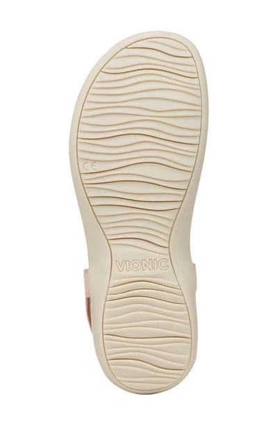 Shop Vionic Brea T-strap Sandal In Light Pink