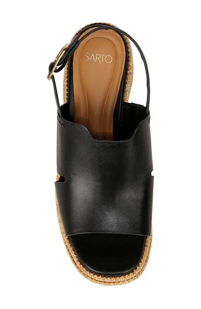 Shop Sarto By Franco Sarto Tamryn Wedge Sandal In Black