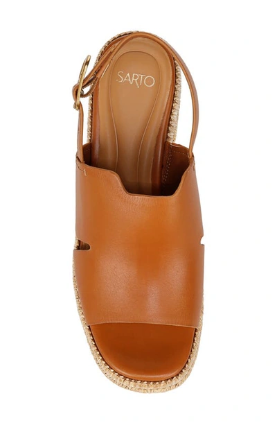 Shop Sarto By Franco Sarto Tamryn Wedge Sandal In Tan