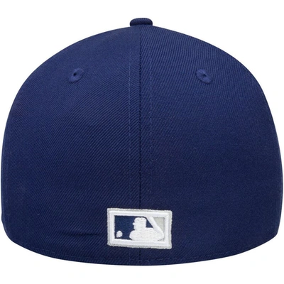 Shop New Era Navy Los Angeles Dodgers Cooperstown Collection Wool 59fifty Fitted Hat In Royal