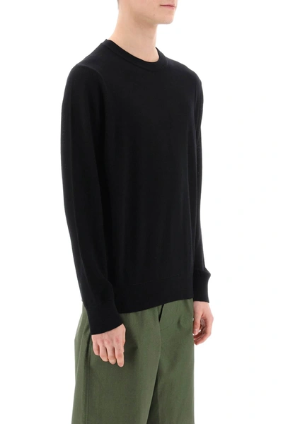 Shop Parajumpers Tolly Sweater In Merino Wool Men In Black