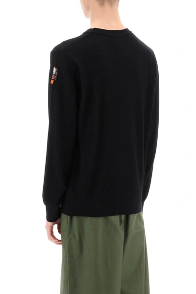Shop Parajumpers Tolly Sweater In Merino Wool Men In Black