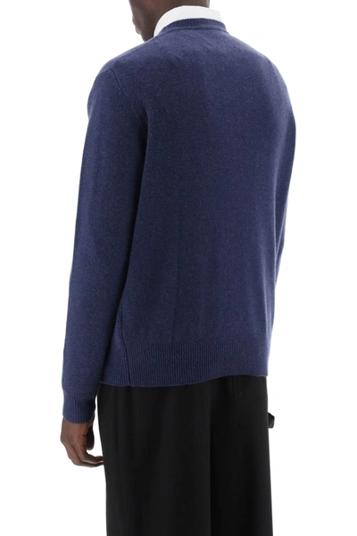 Shop Vivienne Westwood Alex Merino Wool Sweater Men In Blue