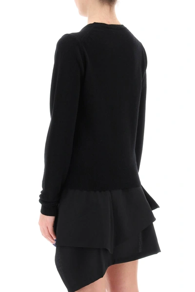 Shop Vivienne Westwood Bea Cardigan With Logo Embroidery Women In Black