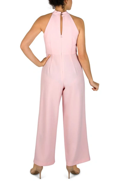 Shop Julia Jordan Halter Neck Jumpsuit In Blossom