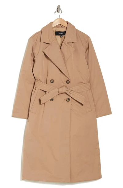 Shop Vero Moda Pence Double Breasted Coat In Tigers Eye