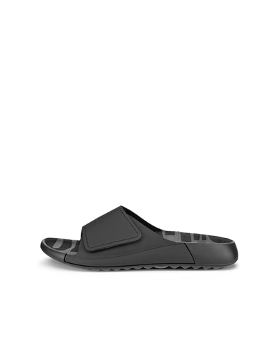 Shop Ecco Women's Cozmo Flat Sandal In Black