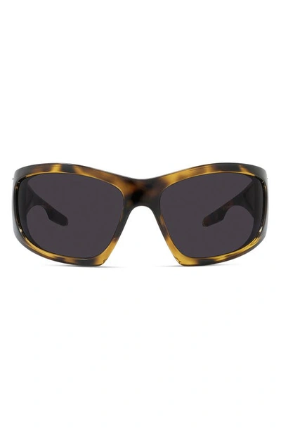 Shop Givenchy Givcut 67mm Oversize Geometric Sunglasses In Havana/ Other / Smoke