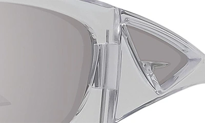 Shop Givenchy Givcut 67mm Oversize Geometric Sunglasses In Crystal / Smoke Mirror