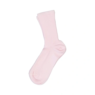 Shop Max Mara Andrea Cotton Socks In Pink