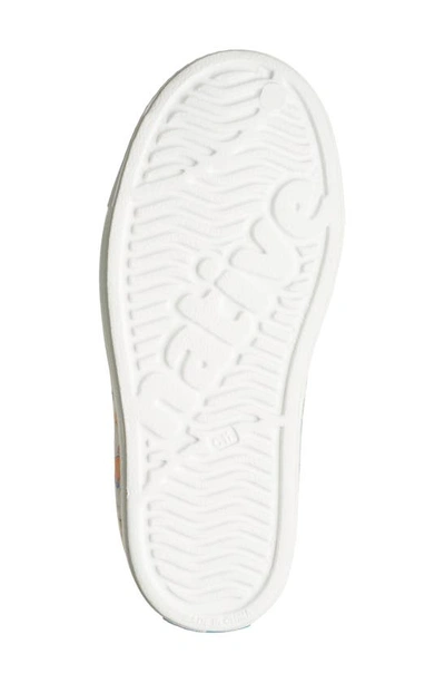Shop Native Shoes Jefferson Water Friendly Perforated Slip-on In Shellwhite/shellwhite/daylight