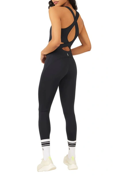 Shop Fp Movement By Free People Back It Up Jumpsuit In Black