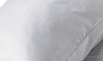 Shop Night Lark Herringbone 2-pack Pillowcases In Storm Gray