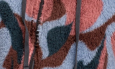 Shop Threads 4 Thought Hallie Reversible Fleece Jacket In Prawn Multi