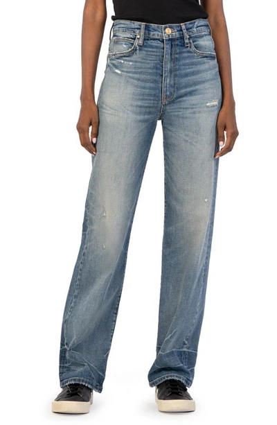 Shop Kut From The Kloth Sienna High Waist Wide Leg Jeans In Formalized
