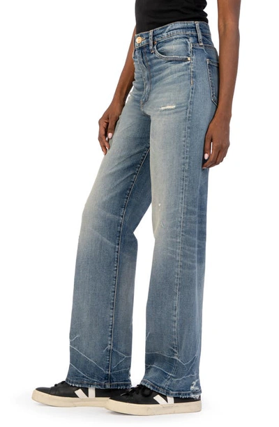 Kut From The Kloth Sienna High Waist Wide Leg Jeans In Formalized