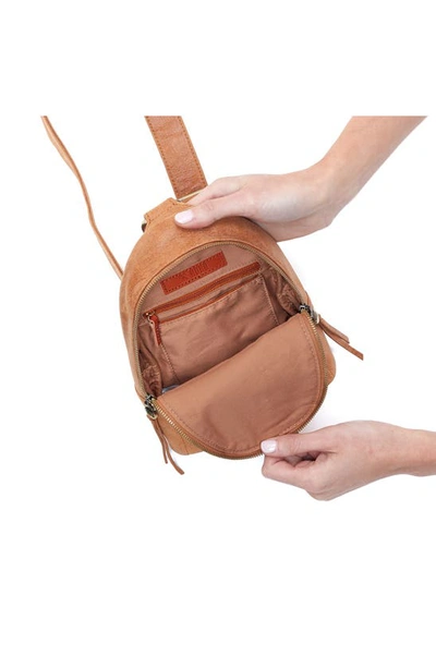 Shop Hobo Fern Leather Sling Bag In Whiskey