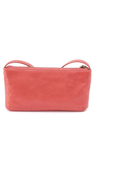 Shop Hobo Cara Leather Crossbody Bag In Cherry Blossom