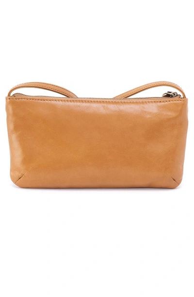 Shop Hobo Cara Leather Crossbody Bag In Natural