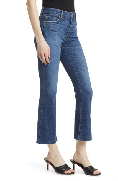 Shop Ag Farrah High Waist Raw Hem Crop Bootcut Jeans In La Brea