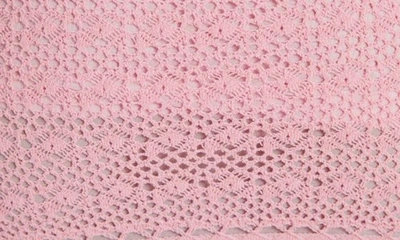 Shop Tom Ford Openwork Knit Pencil Skirt In Soft Pink