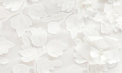 Shop Helsi Amber Floral Appliqué Cocktail Midi Dress In White