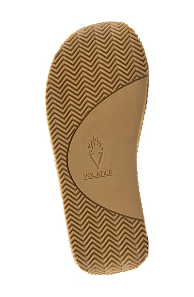 Shop Volatile Palau Platform Flip Flop In Gold