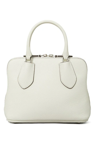 Shop Tory Burch Mini Leather Swing Crossbody Bag In White