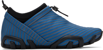Shop At.kollektive Blue & Gray Kiko Kostadinov Edition Saida Sneakers In Deja Vu Blue/steel G