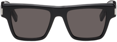 Shop Saint Laurent Black Sl 469 Sunglasses In Black-black-black