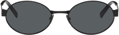 Shop Saint Laurent Black Sl 692 Sunglasses In Black-black-black