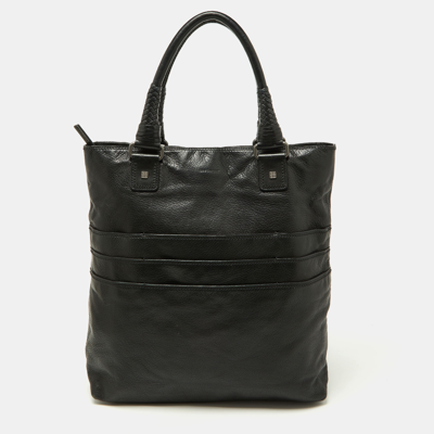 Pre-owned Givenchy Black Leather Shopper Tote
