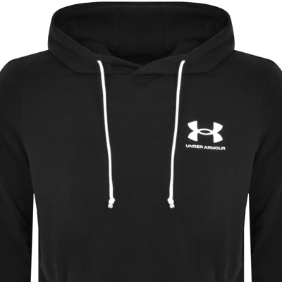 Shop Under Armour Rival Terry Hoodie Black