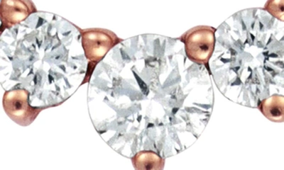 Shop Bony Levy Prism Diamond Pendant Necklace In 18k Rose Gold