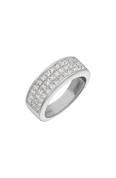Shop Bony Levy 18k Gold Florentine Diamond Band Ring In 18k White Gold
