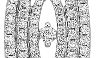 Shop Bony Levy Prism Diamond Pendant Necklace In 18k White Gold