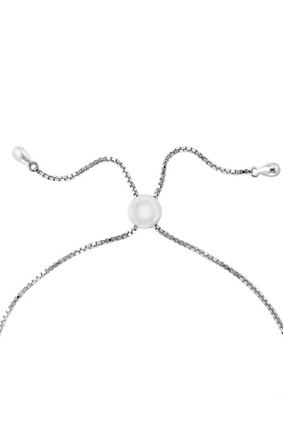 Effy Sterling Silver Black Spinel Slider Bracelet In Silver
