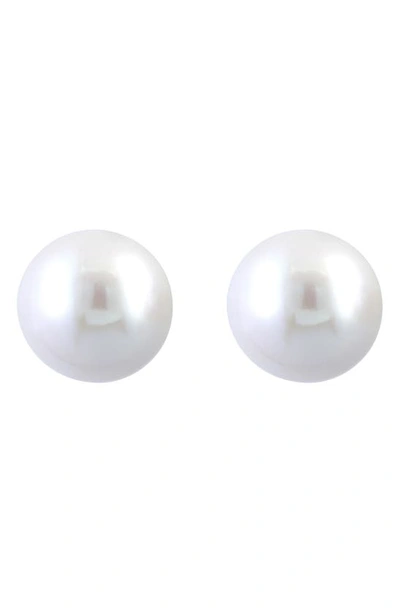 Effy Sterling Silver 12mm Freshwater Pearl Stud Earrings In Silver