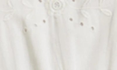 Shop Scotch & Soda Broderie Anglaise Cotton Dress In Soft Ice